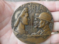 médaille bronze  3ème R.T.A.   Régiment Tirailleurs Algériens - militaire armée