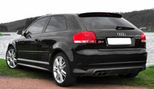 Audi A3 8P 3 Portes 03-08 Diffuseur Arrière S3 Sous Pare-Chocs ABS