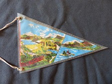 Ancien Fanion touristique Scooter Véhicule Historique VHC Lac SERRE PONCON 