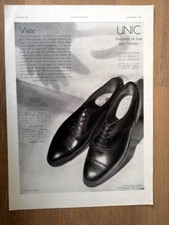 Chaussures de luxe pour hommes UNIC - Paul Reboux - Publicité de 1930 - 1686