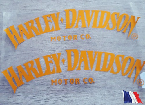 Autocollant adaptable harley - autocollant,