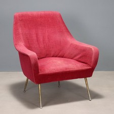 Fauteuil Vintage Design Tissu