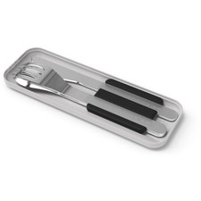 Couverts MONBENTO MB Slim Box - trio couteau - Noir