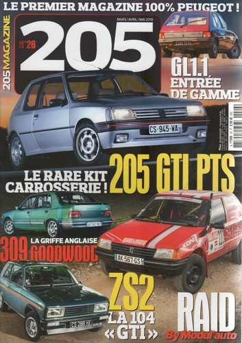 205 magazine peugeot gl - peugeot,