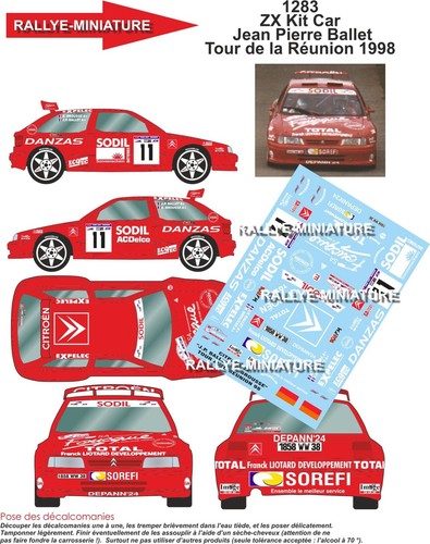 Decals ref 1283 citroen - decals,