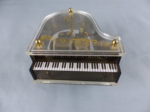 Ancienne boite musique piano - boite,