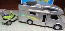 playmobil camping car remorque et scooter custom