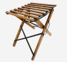 Rare tabouret ancien pliant 1800 1900 pour pêcheurs ou peintre excellent état