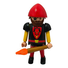sympa chevalier 3320  Playmobil ( dragon rouge , chateau  ) 0817