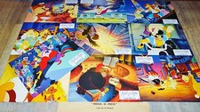 ROCK-O- RICO  Rock-A-Doodle Don Bluth jeu 10 photos cinema lobby cards animation