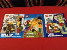 Lot de 3 LIVRES LEGO CITY 