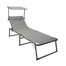 Chaise longue en aluminium