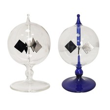 Radiomètre éducatif de Crookes à énergie solaire, décor fait à la main,