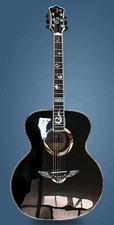 42 Inch Black Solid Spruce