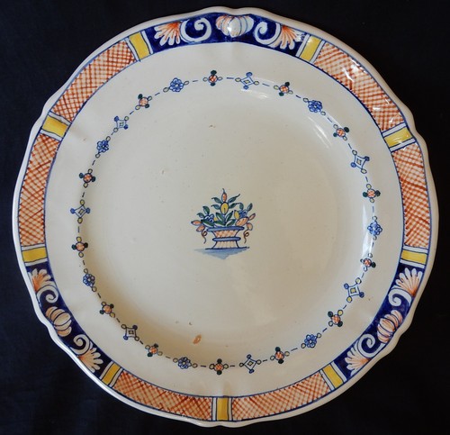 Assiette faïence de - en,