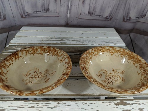 Vintage spongeware barb - barb, hall