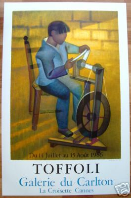 TOFFOLI*AFFICHE*LITHOGRAPHIE*F