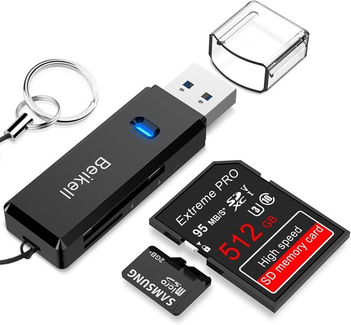 Lecteur carte usb sd - 3.0, micro