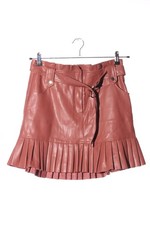 ZARA Jupe en cuir synthétique