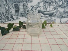 ANCIEN POT A MOUTARDE PUBLICITAIRE EN VERRE BIZOUARD
