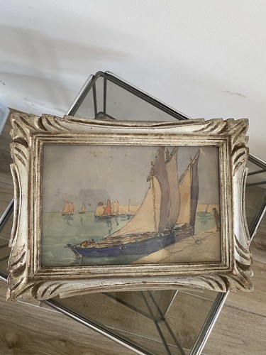Aquarelle ancienne marseille - aquarelle,