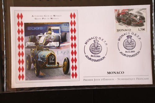 Enveloppe premier jour monaco - enveloppe,