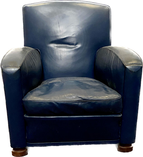 Fauteuil cuir style - cuir,