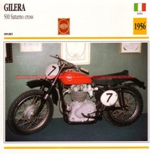 GILERA 500 Saturno Cross 1956 : Fiche Moto #001400