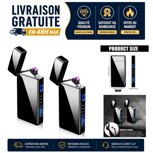Lot briquets électriques - briquets,