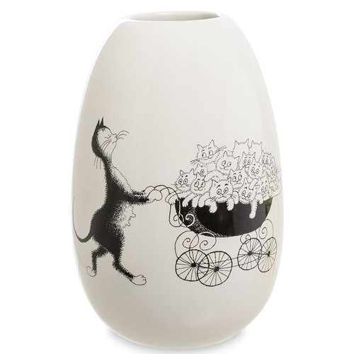 Vase céramique rond - vase, en