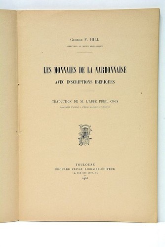 Livre ancien hill les monnaies - les,