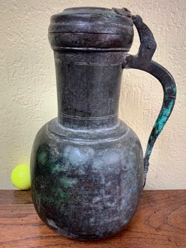 Cuivre ancien pot - cuivre, h27