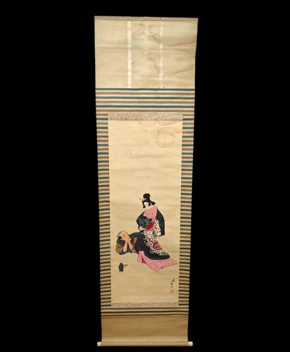 Kakejiku japonais ancienne - kakejiku,