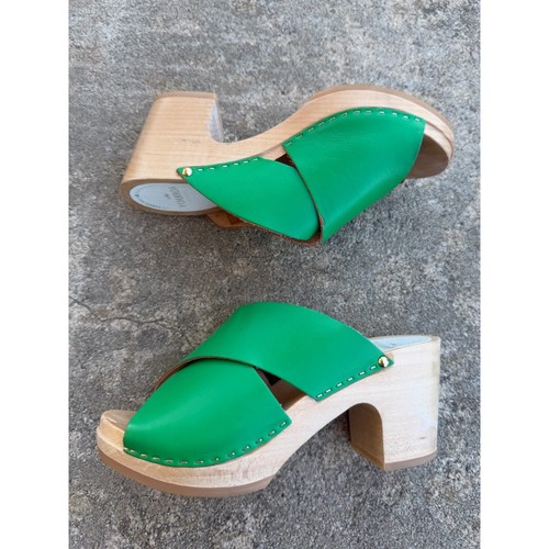 Sabot youyou green leather - youyou,
