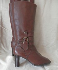 bottes bottines talon CUIR