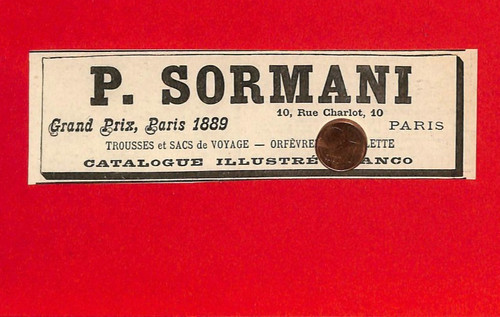 Paris sormani sacs - (, iii°