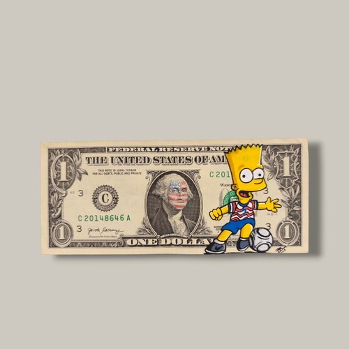 Bart simpson usa soccer custom - soccer,