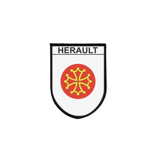 Ecusson patch drapeau herault - ecusson,