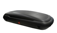 Coffre de toit Gran-Pree en polypropylène, 400 litres - Noir carbone