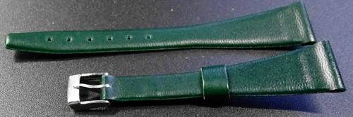 Bracelet montre cuir - cuir, vert