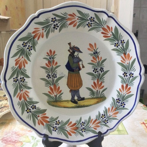 Grand plat henriot quimper - ,