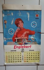 CALENDRIER ENGLEBERT    PNEU GARAGE VINTAGE COMPLET