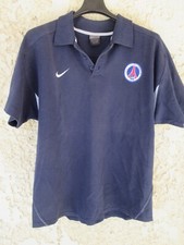 Polo training PSG PARIS SAINT-GERMAIN NIKE vintage shirt ancien coton M