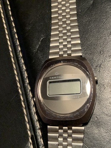 Montre certina lcd - certina, réparer