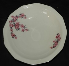 * Plat creux - Porcelaine "BH France" Limoges - Guirlande de roses -