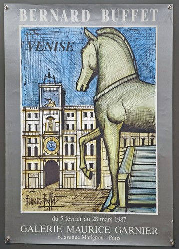 Bernard buffet 1987 affiche - bernard,