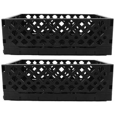  2 Pcs Boite De Rangement Pliante Conteneurs Stockage Cuisine Bacs