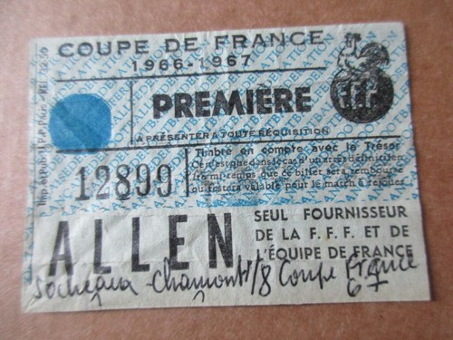 Billet match football coupe - billet, de