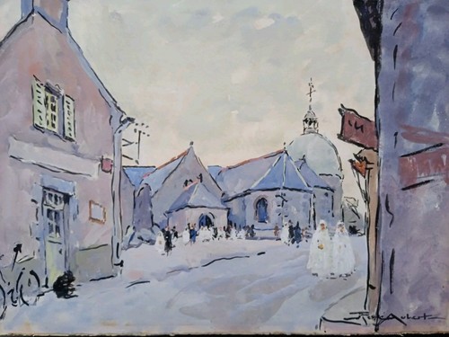 René aubert gouache - rené,