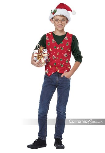 Gilet vacances rouge enfant - gilet,